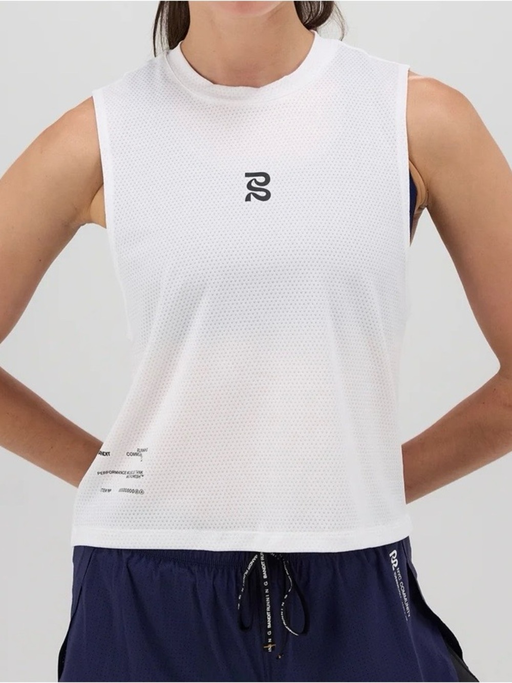 Bandit WOMEN'S MICROMESH™ RUN TANK - WHITE